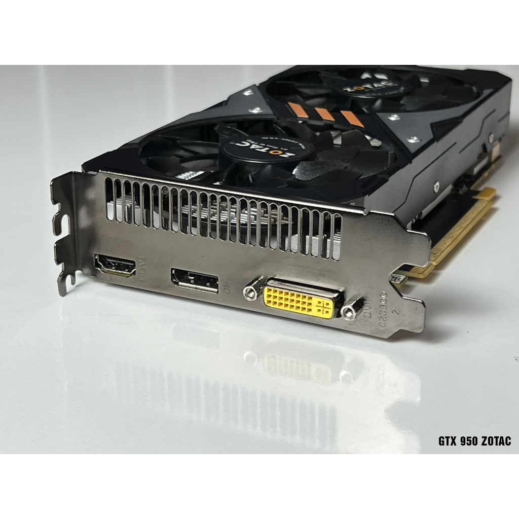 Card màn hình VGA đồ hoạ NVIDIA GTX 950 2GB D5 128 bits dual fan các hãng random like new bảo hành 1 tháng