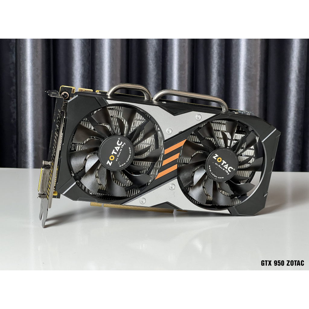 Card màn hình VGA đồ hoạ NVIDIA GTX 950 2GB D5 128 bits dual fan các hãng random like new bảo hành 1 tháng