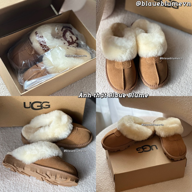 𝐁𝐥𝐚𝐮𝐞𝐁𝐥𝐮𝐦𝐞🦋  U.G.G Coquette Slippers - Sục bông U.G.G