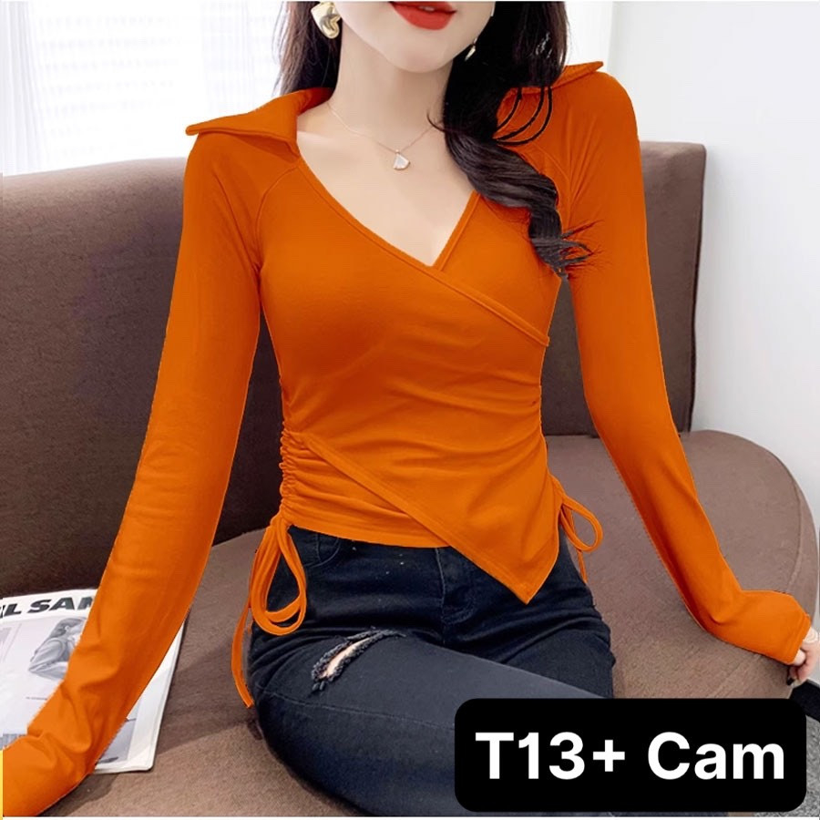 Áo Polo nữ , áo thun polo nữ dài tay chất cotton mềm mịn