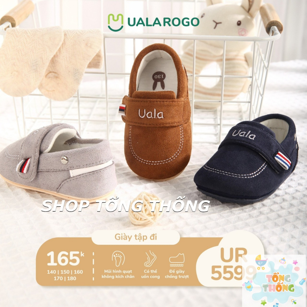 Giày tập đi Uala phối màu mẫu mới cho bé trai UR 5578 5595 5599