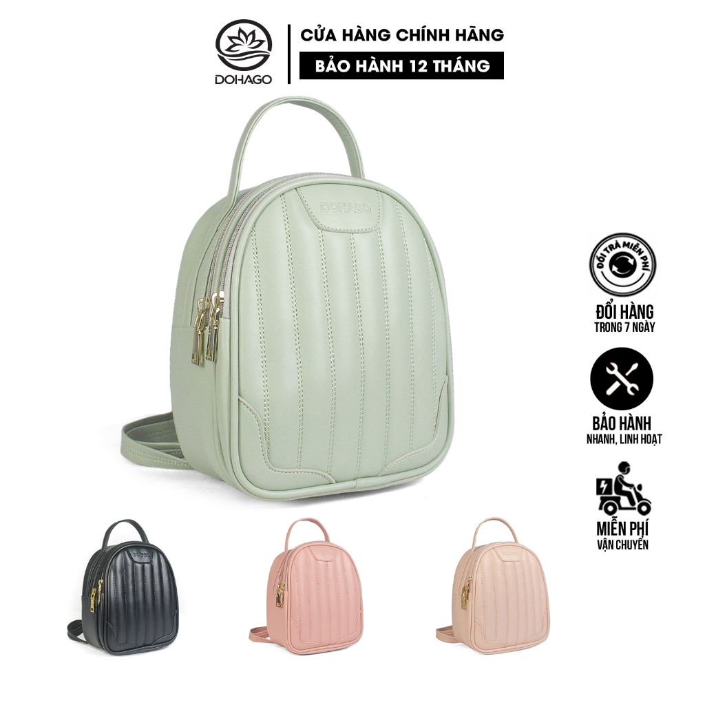 Balo Da Thời Trang Cho Nữ DOHAGO BN04 Thiết Kế Size Mini Phong Cách Dễ Thương