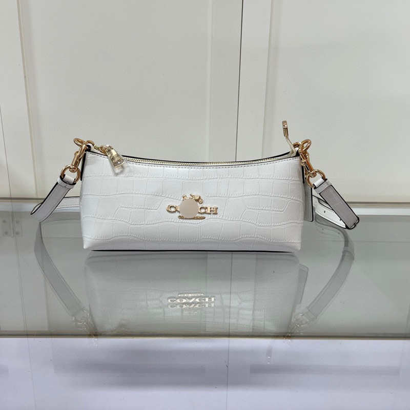 Túi coach charlotte màu mới da vân