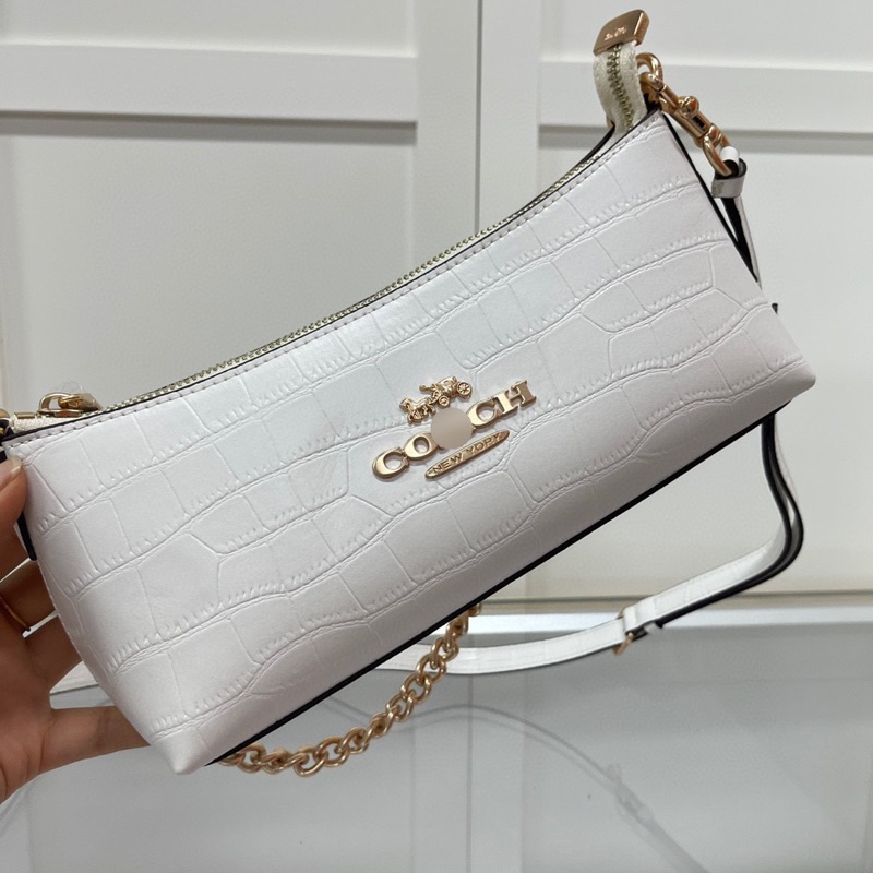 Túi coach charlotte màu mới da vân