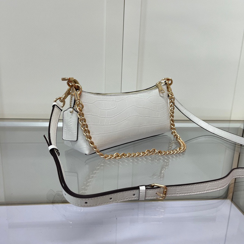 Túi coach charlotte màu mới da vân