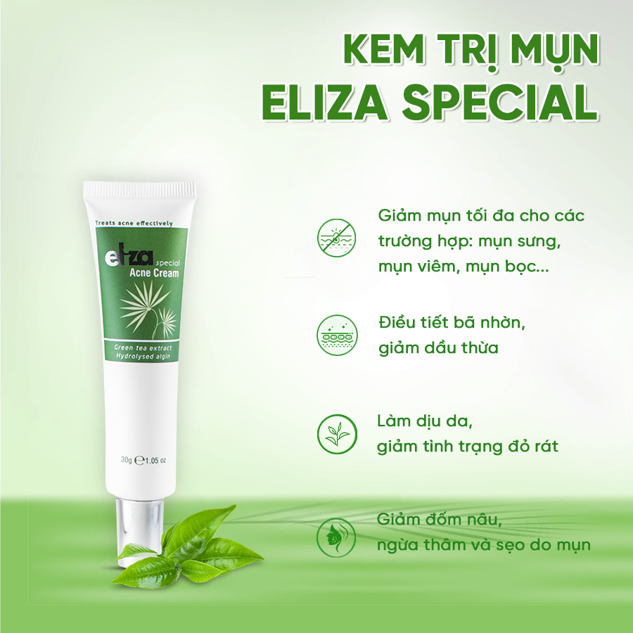 Kem mụn Eliza Special 30g giảm mụn, giảm thâm và làm thông thoáng lỗ chân lông