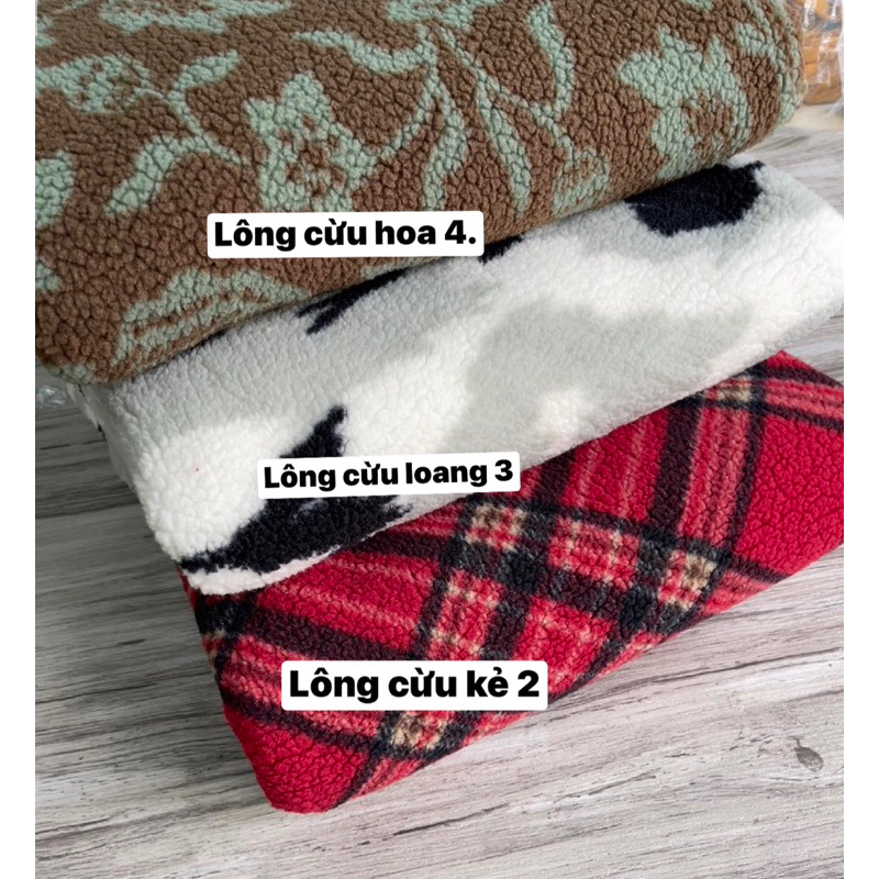 Vải mùa đông: nỉ tuyết nhung, nỉ lông ,lông cừu hàng cây may đồ mùa đông.