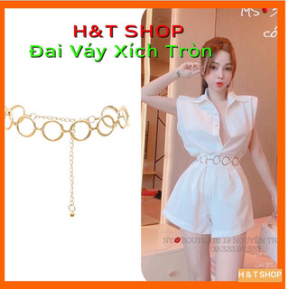 Đai váy, nịt váy, betl xích tròn phối váy, quần nữ