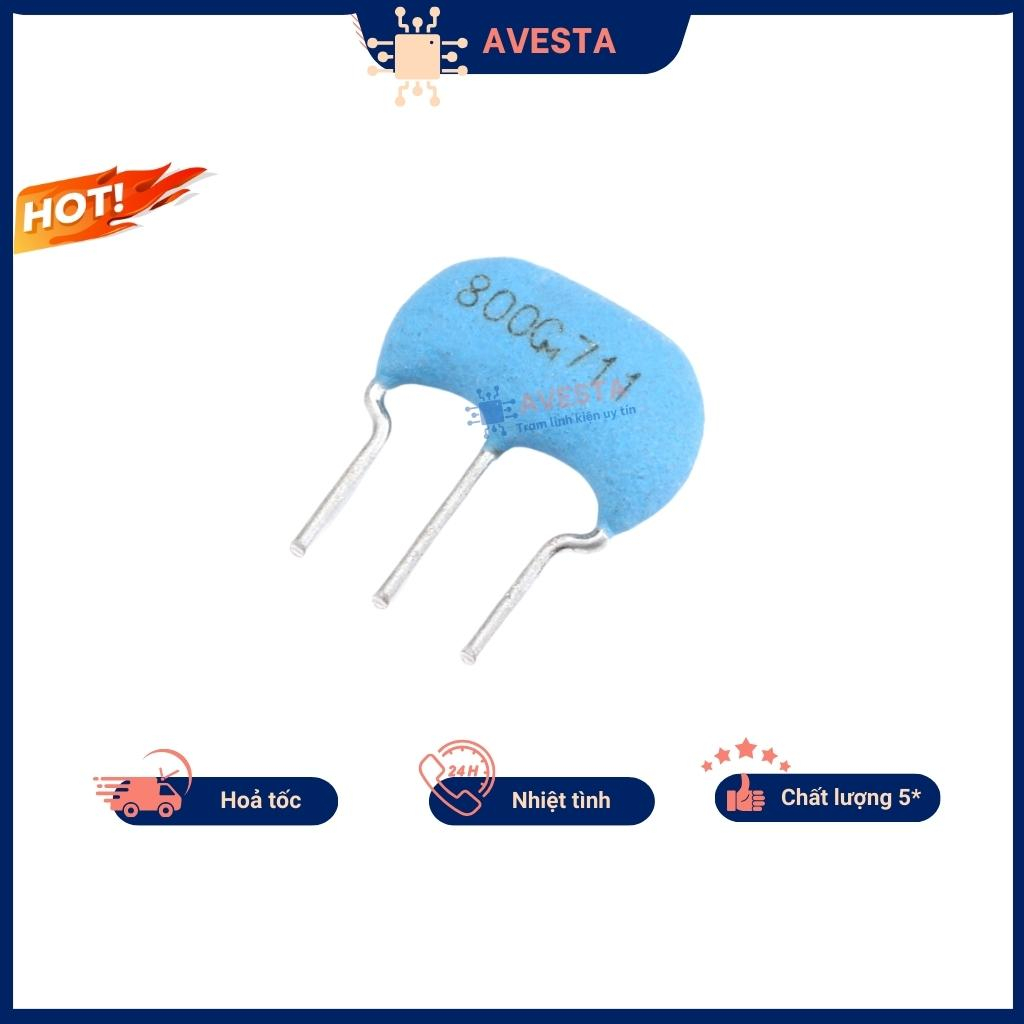 Thạch anh 3 chân 4mz 5mhz 6mhz 8mhz 10mhz 12mhz 20mhz chính hãng Avesta