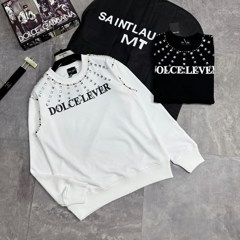 Áo Sweater Chất umi hàn Bản Dollcce Đính đá mới trình làng