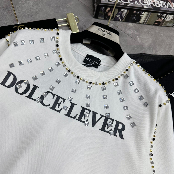 Áo Sweater Chất umi hàn Bản Dollcce Đính đá mới trình làng