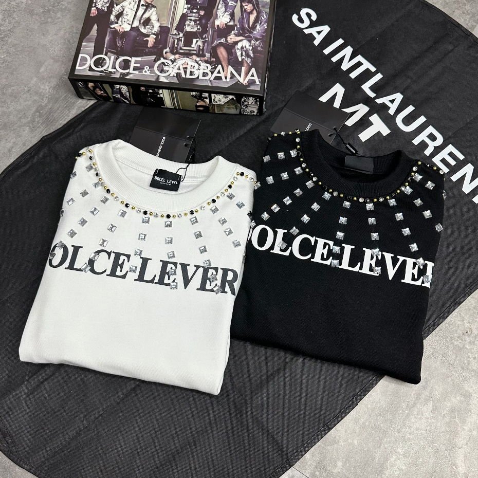 Áo Sweater Chất umi hàn Bản Dollcce Đính đá mới trình làng