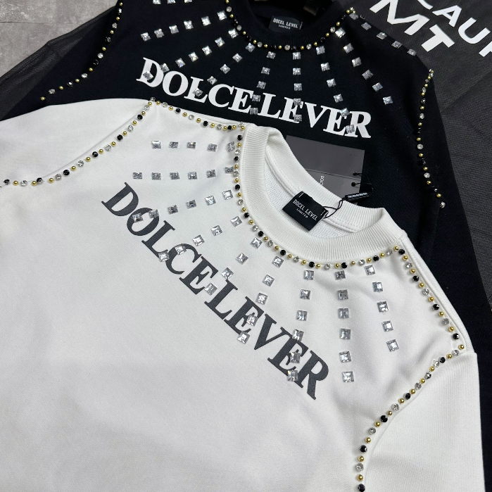 Áo Sweater Chất umi hàn Bản Dollcce Đính đá mới trình làng