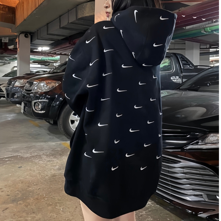 Áo Hoodie Nike Nam Nữ Họa Tiết Logo In Full Toàn Thân - Áo Hoodie Nike Chất Liệu Nỉ Bông Cao Cấp Form Dáng Uniex Cực Hot