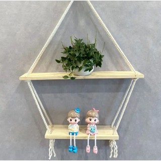 Kệ gỗ treo tường kệ để đồ decor xinh