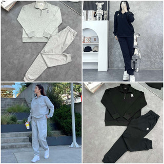 Áo tay dài & quần dài jogger m/l/b basic small logo half-zip sweatshirts a2860 full tem-tag size s m l