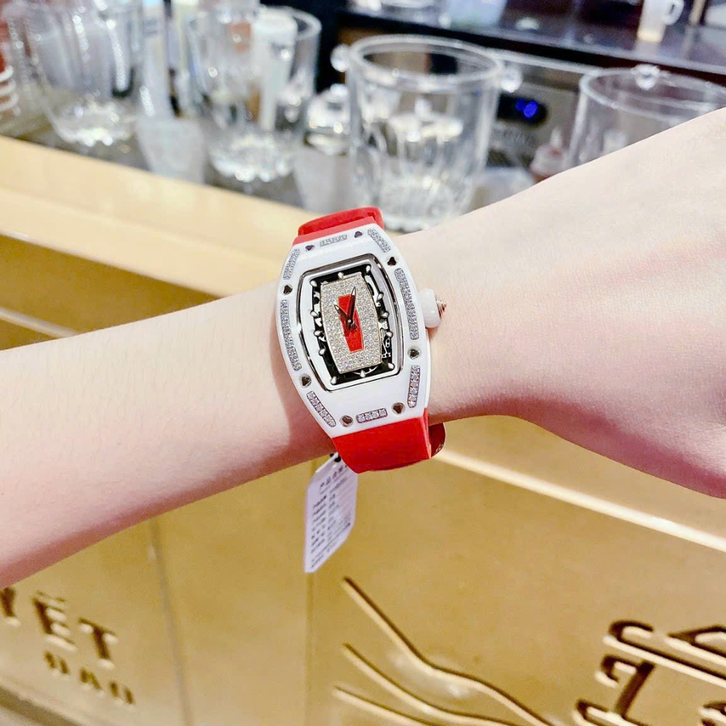 Đồng Hồ Nữ Hanboro Quartz HBR 978 Limited Edition, Dây Cao Su, Size 36mm