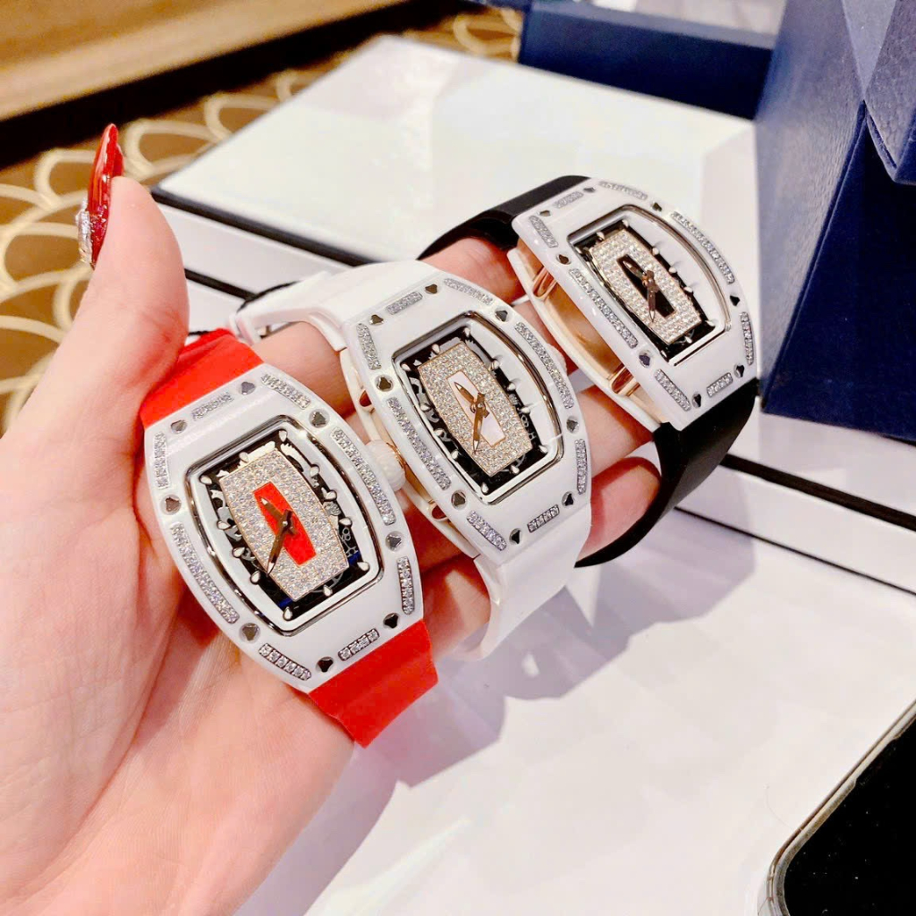 Đồng Hồ Nữ Hanboro Quartz HBR 978 Limited Edition, Dây Cao Su, Size 36mm