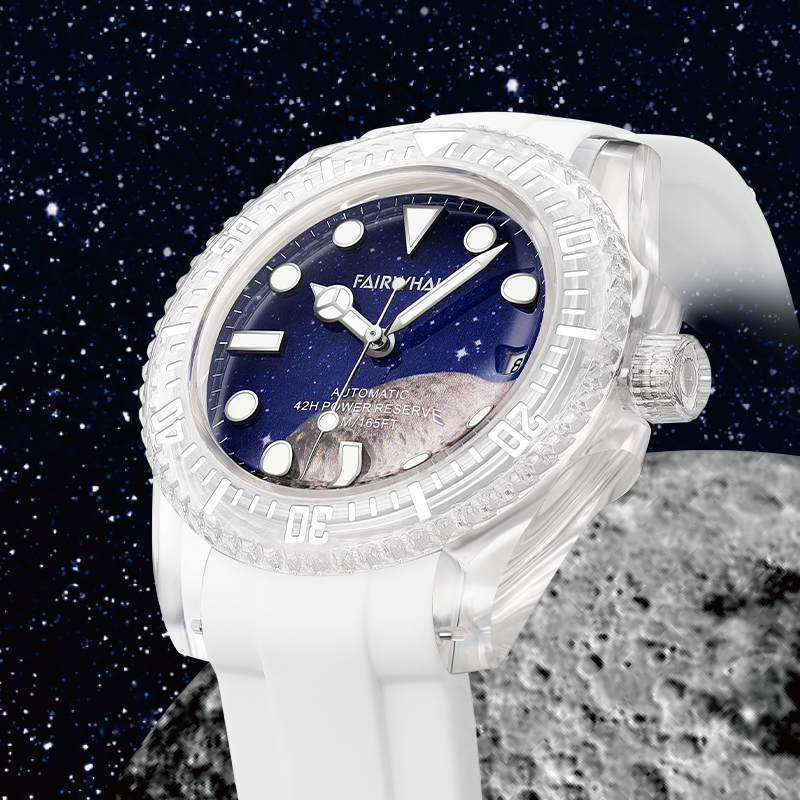 Đồng Hồ Unisex Chính Hãng Mark Fairwhale FW015 Size 40mm Dây Đeo Silicone Chống Nước 30m Trẻ Trung Sang Trọng
