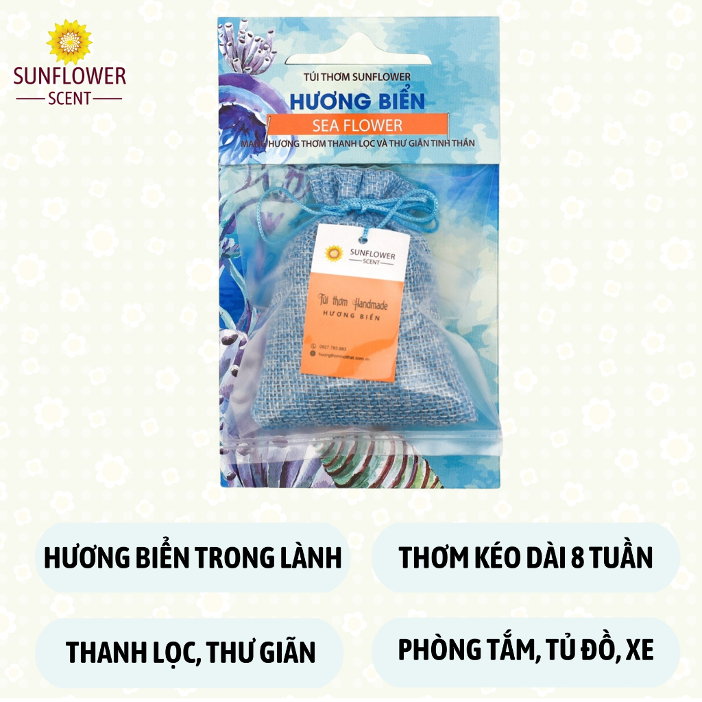 Túi Thơm Sunflower Mùi Hương Nhẹ Nhàng Cho Tinh Thần Thoải Mái