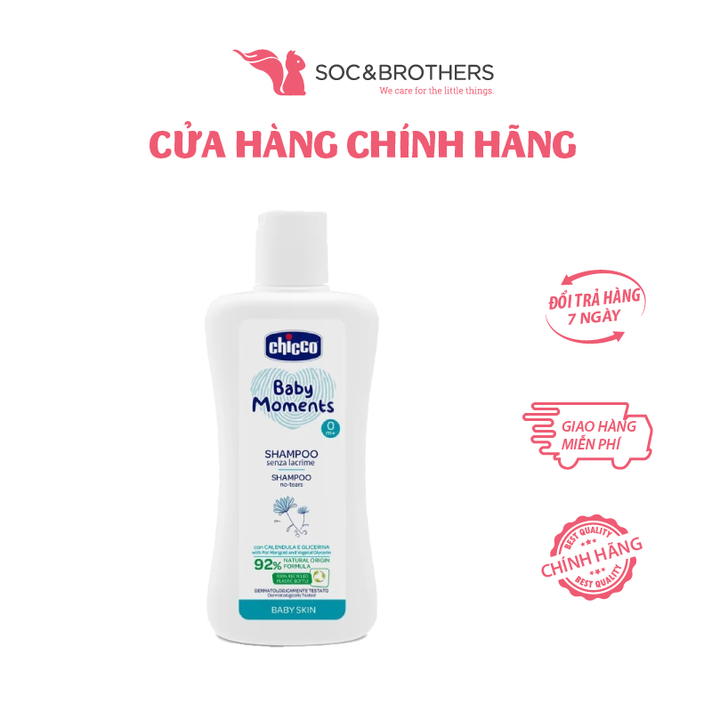 CHICCO Dầu gội đầu chiết xuất hoa cúc 200ml