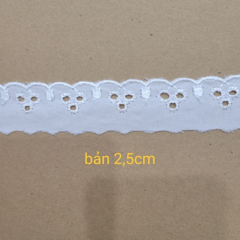 Thanh lý ren thô trang trí viền