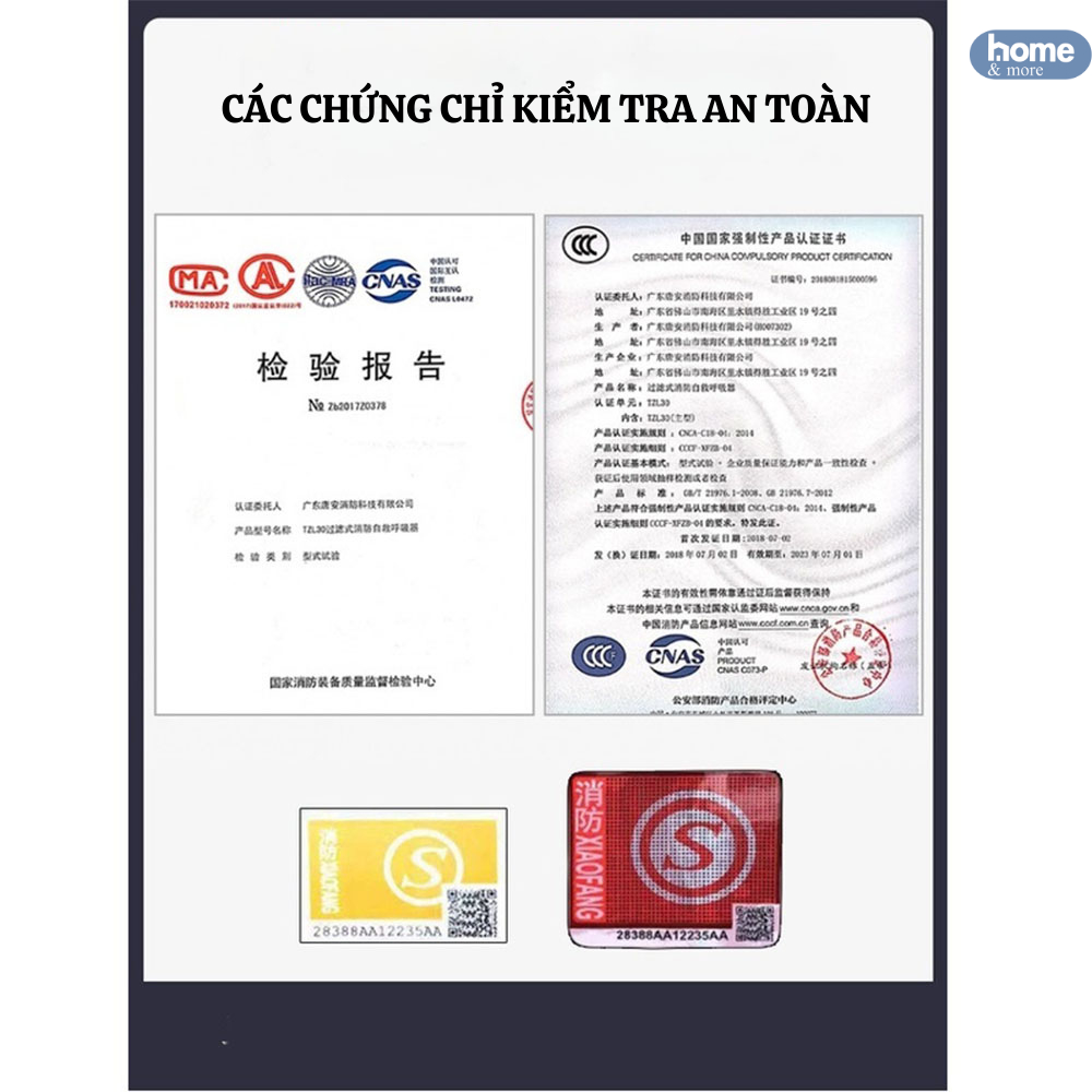 Mặt nạ chống cháy, chống khói khí độc TZL30 dùng trong PCCC, hỏa hoạn, virut, sử dụng 30-45 phút