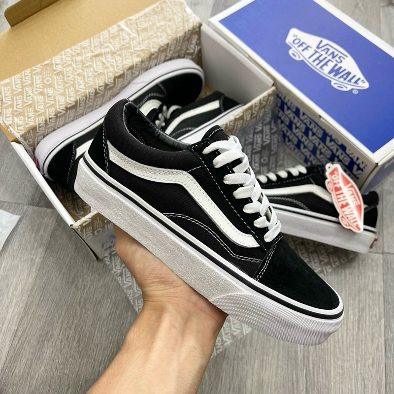 Giày thể thao Vans Old Đen trắng
