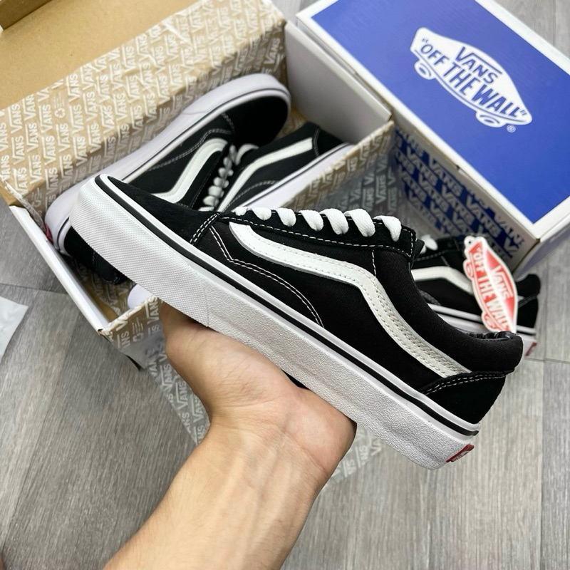 Giày thể thao Vans Old Đen trắng