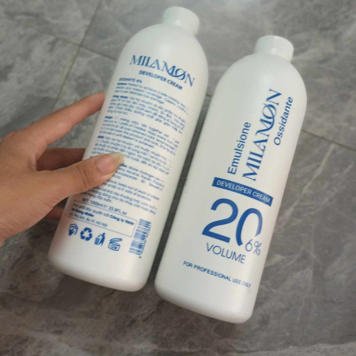 Oxi chai to 1000ml emlsione mùi thơm chống rát da đầu khi nhuộm