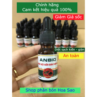 Thuốc diệt kiến gián ANBIO với hoạt chất sinh học diệt tận gốc kiến hôi, kiến đen, kiến lửa, kiến ba khoang, gián đức