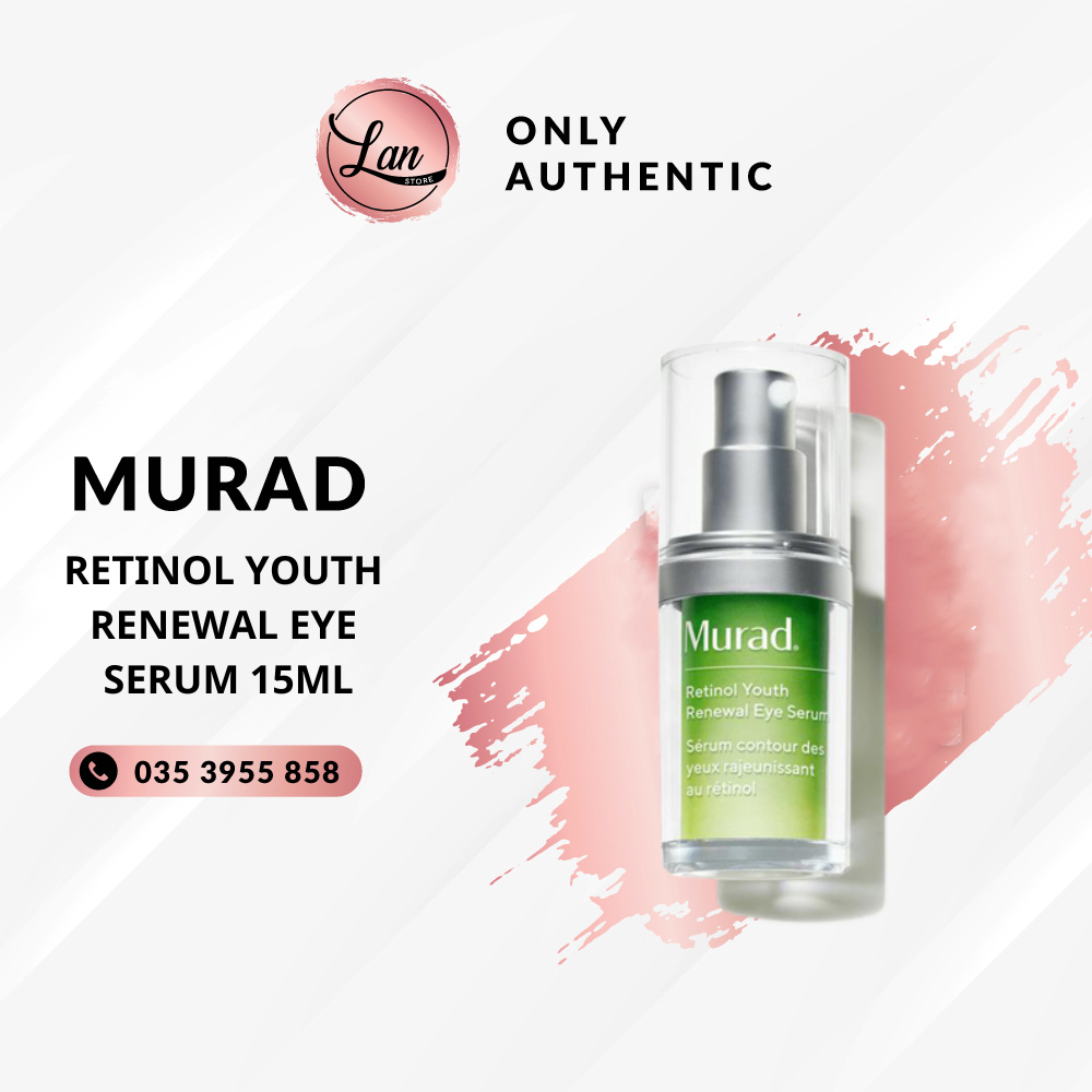 Serum Mờ Nếp Nhăn, Quầng Thâm Mắt Murad Retinol Youth Renewal Eye 5ml - 15ml Date xa