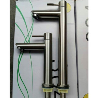 Vòi Lavabo vòi rửa mặt lạnh 20cm với 30cm dạng điếu Inox 304