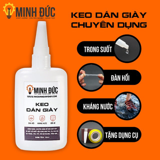Keo dán giày l Dung tích 40ml - 100ml l Keo dán đa năng trong suốt - Đàn hồi - Chịu nước