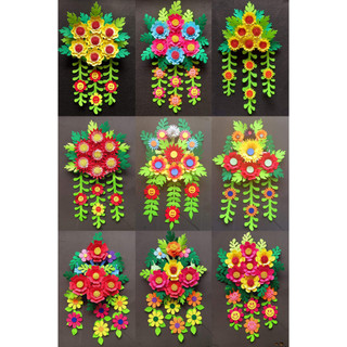 Giỏ hoa treo tường trang trí lớp học
