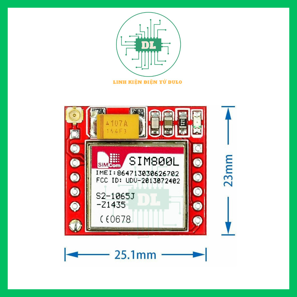 Module Sim 800L SIM800L   kèm ăng ten