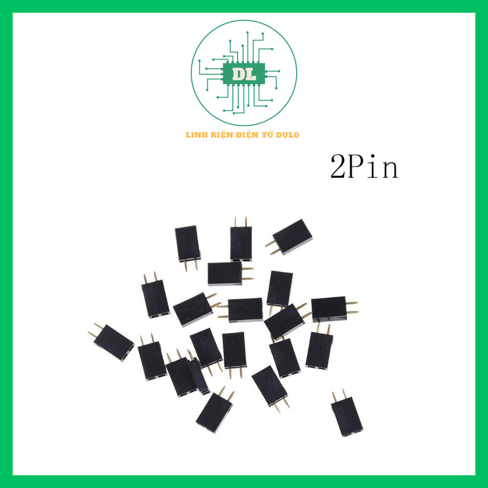Thanh Jump Cái Đơn Thẳng 1*16P 2.54mm, 1 hàng 16 chân, khoảng cách giữa 2 chân là 2.54mm