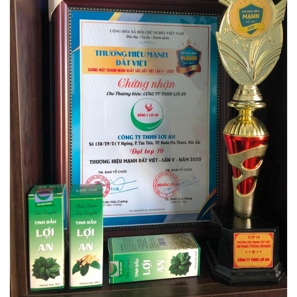 Tinh dầu Lợi An bôi ho - Giảm long đờm khò khè,sổ mũi cho bé chính hãng- Tặng 1 sữa tắm Dnee cho bé 400ml và Khẩu Trang