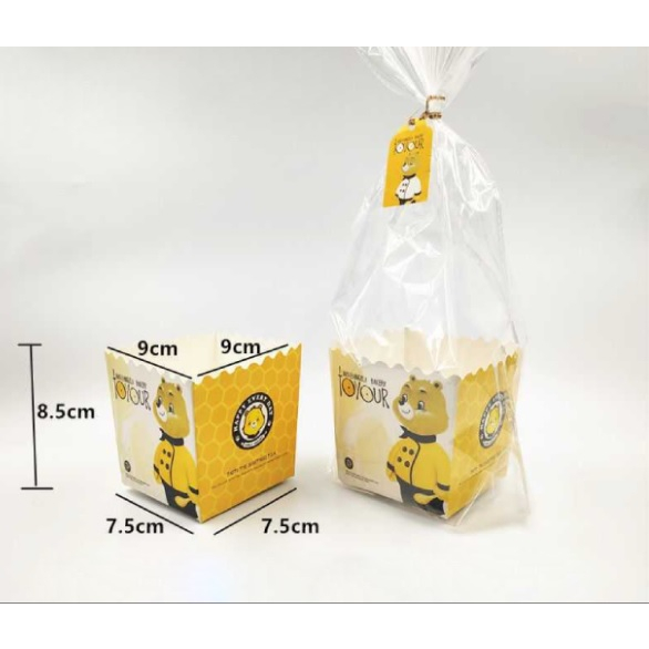 Túi đựng bánh quy, bánh mì có đáy giấy