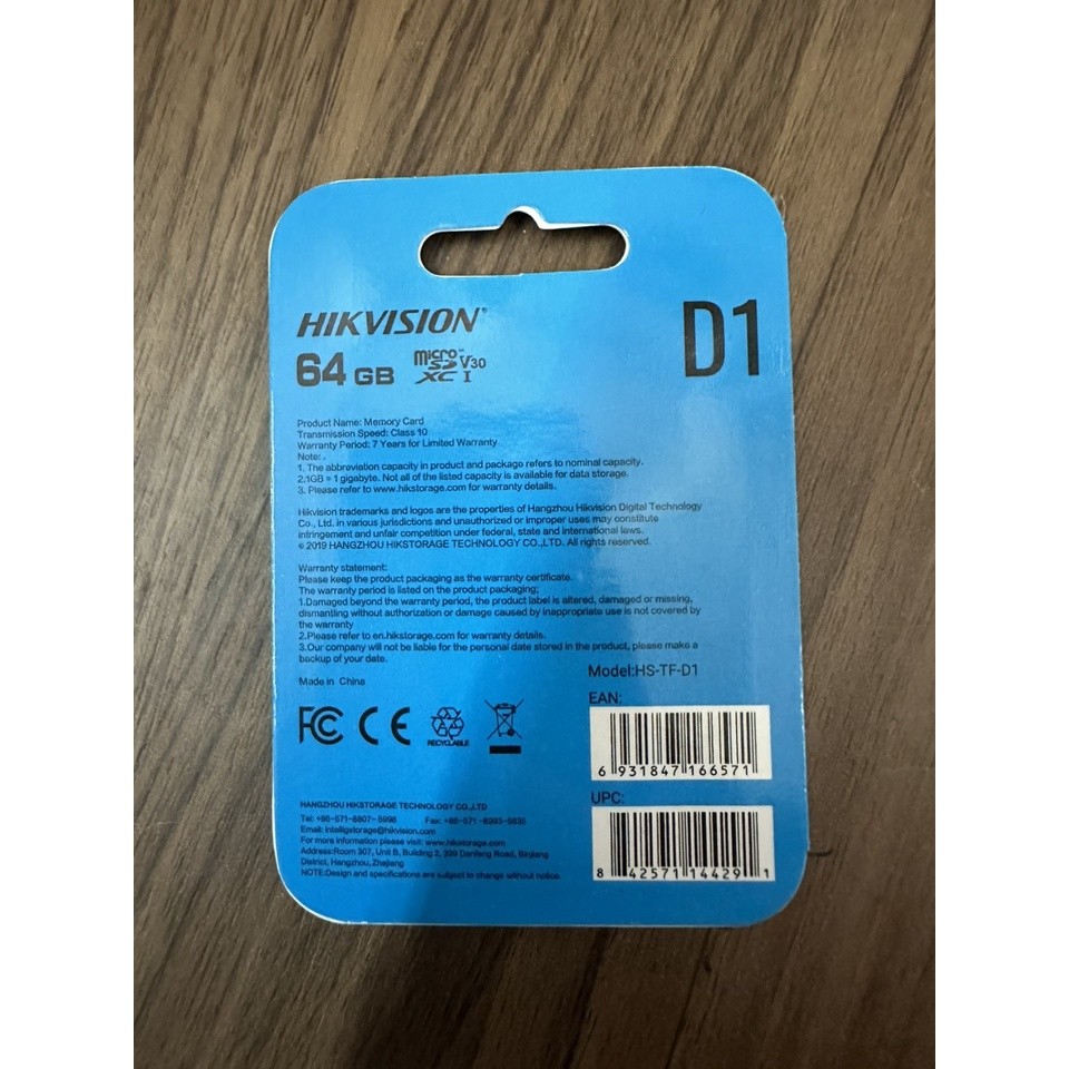 Thẻ nhớ Hikvision 32GB 64GB 128GB tốc độ 92MB/S class 10 Hàng chính hãng