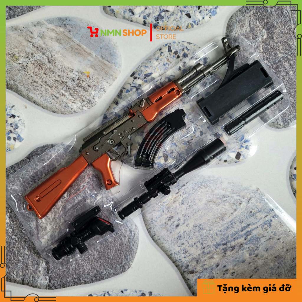 Mô hình trang trí súng AKM 26cm