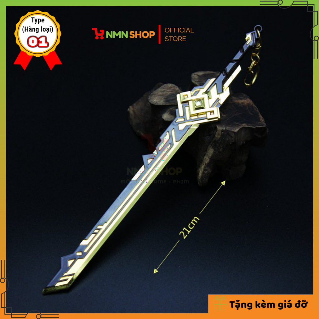 Mô hình game Genshin Impact - Ki.ếm Chước Phong  21cm