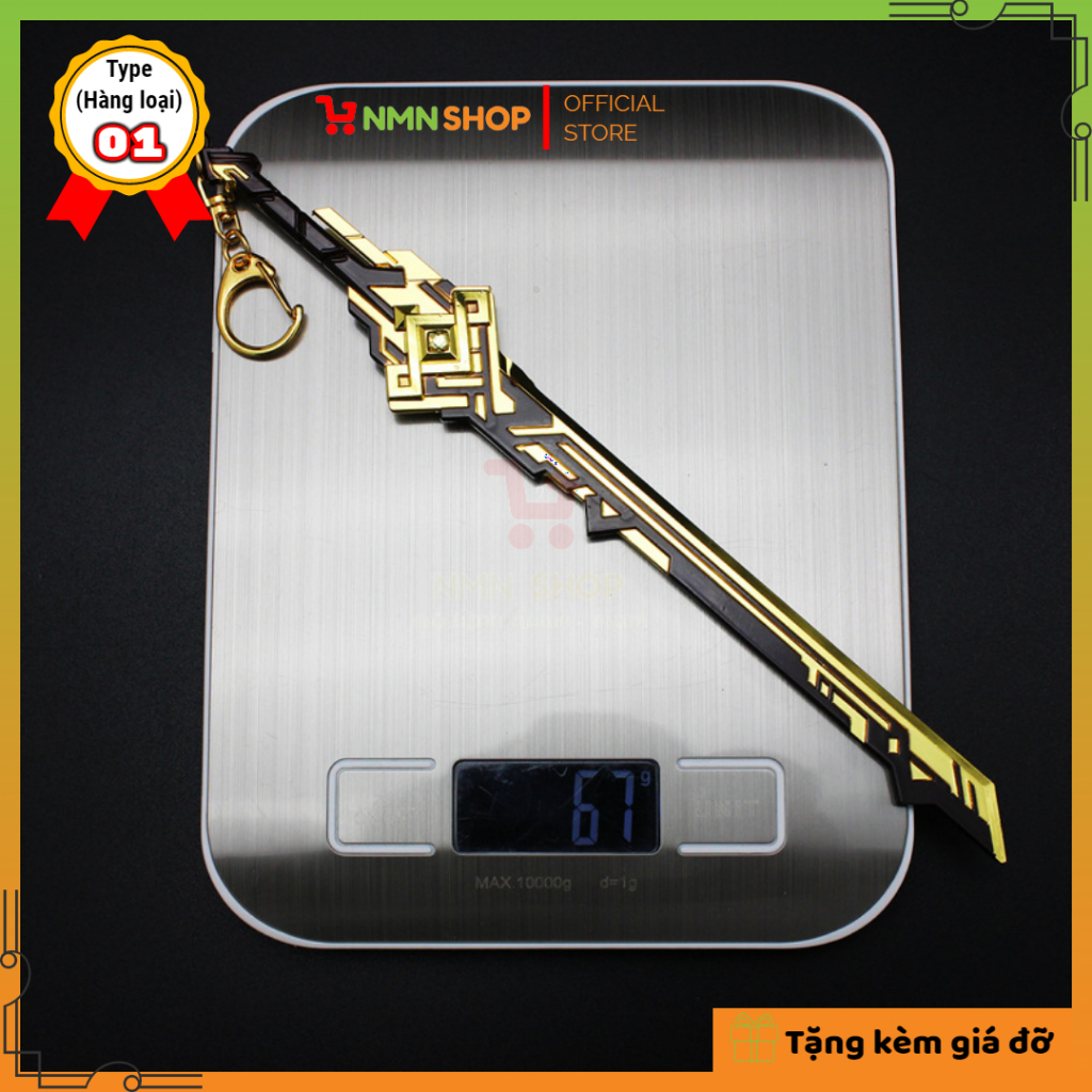 Mô hình game Genshin Impact - Ki.ếm Chước Phong  21cm