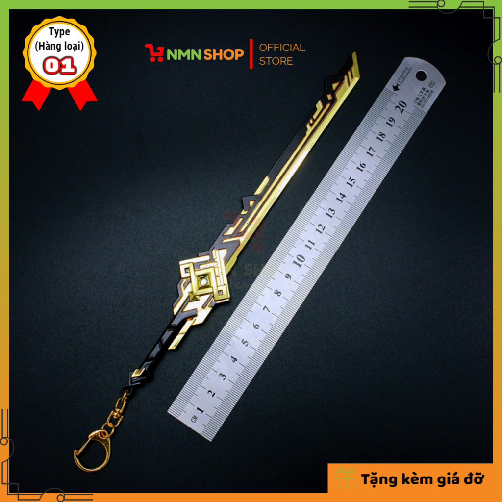 Mô hình game Genshin Impact - Ki.ếm Chước Phong  21cm