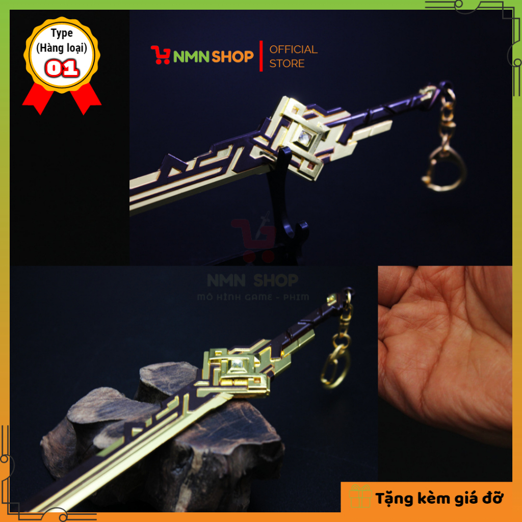 Mô hình game Genshin Impact - Ki.ếm Chước Phong  21cm