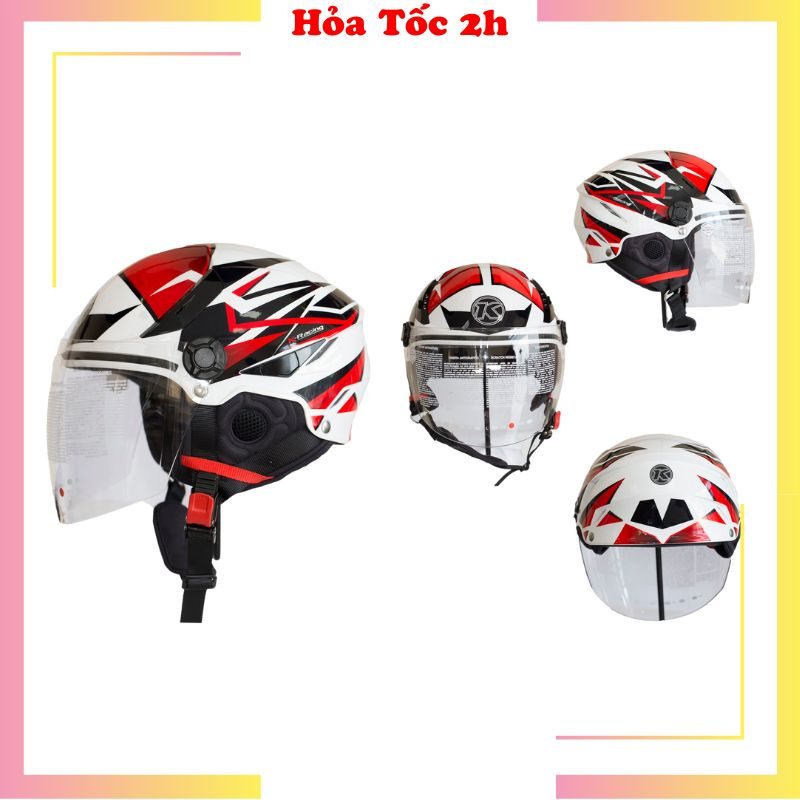 Mũ Bảo Hiểm KYT Tiger 1/2 Nửa Đầu - Chính Hãng Nhiều Màu