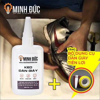 Keo dán da giày Minh Đức l chất keo trong suốt  l Shop Minh Đức
