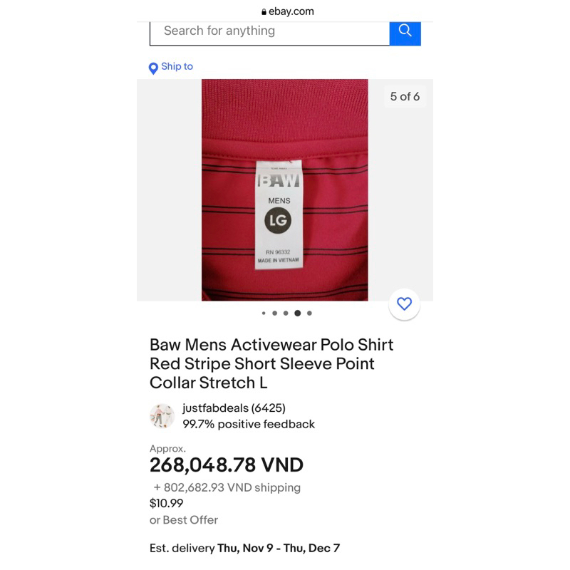 Áo Thun Polo Nam Big Size XK