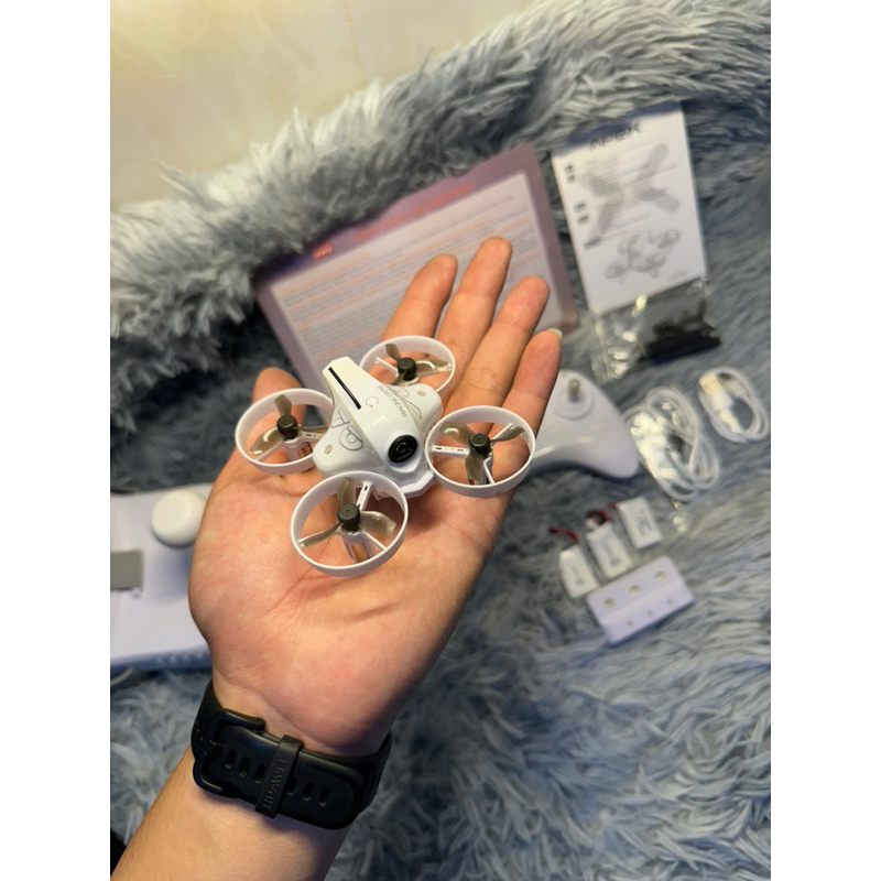 Combo FPV VR70 Drone FPV Racing 3 chế độ bay : Drone + Remote + Kính + 3 pin