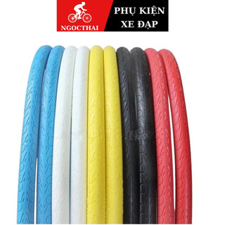 Lốp xe đạp đặc không săm màu đen 700*23c